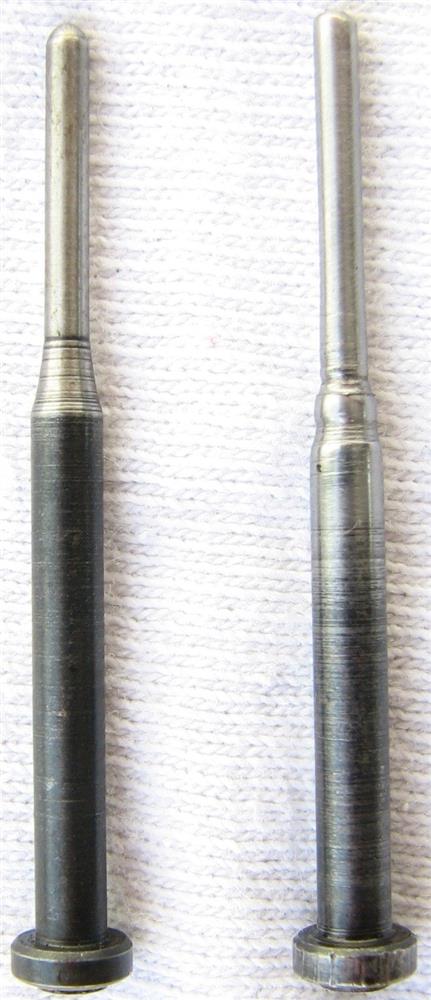 Original (Left) and Re-profiled (Right) FN-49 Forward Firing Pins